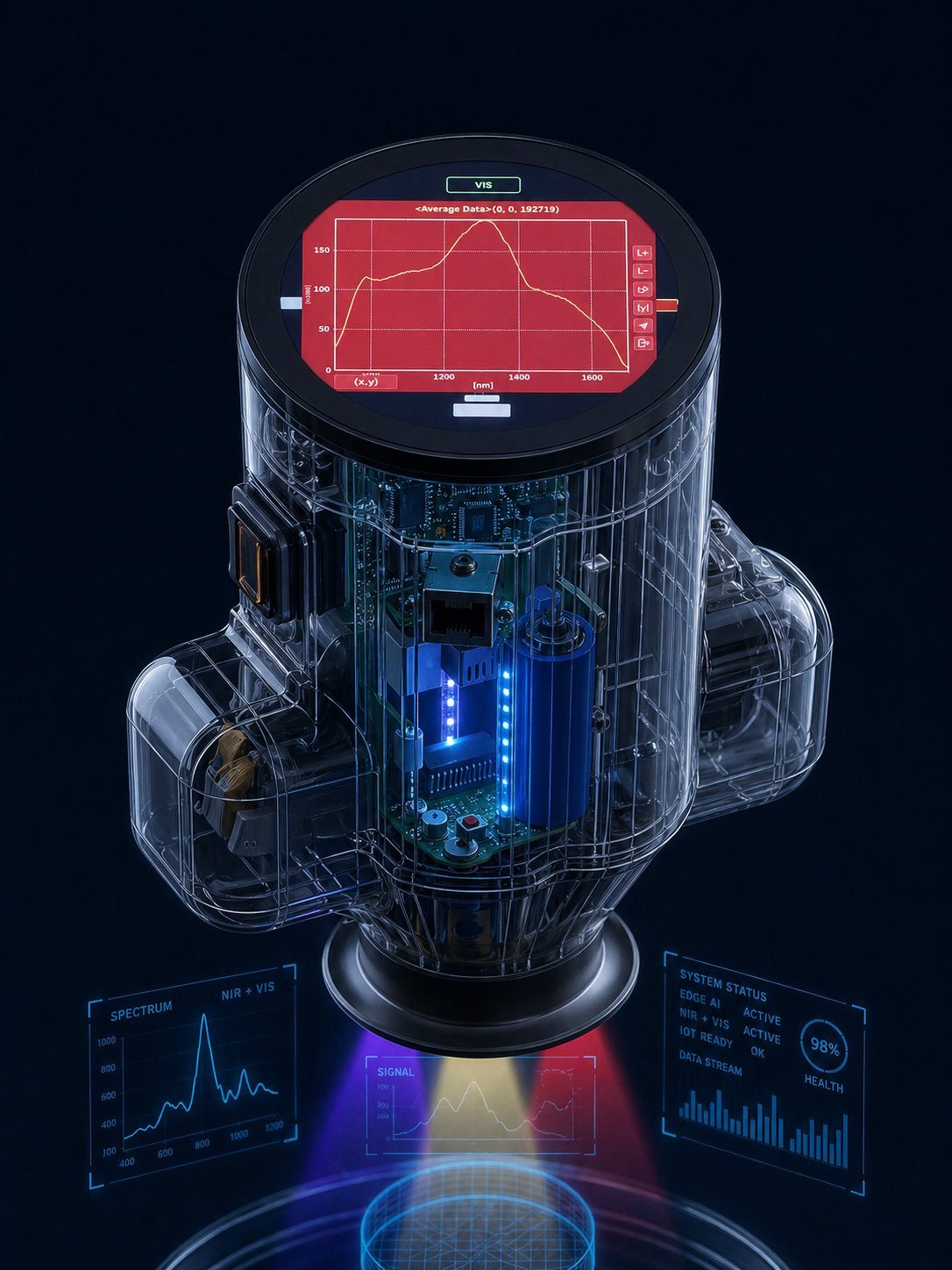 aiSpectra spectroscopy device